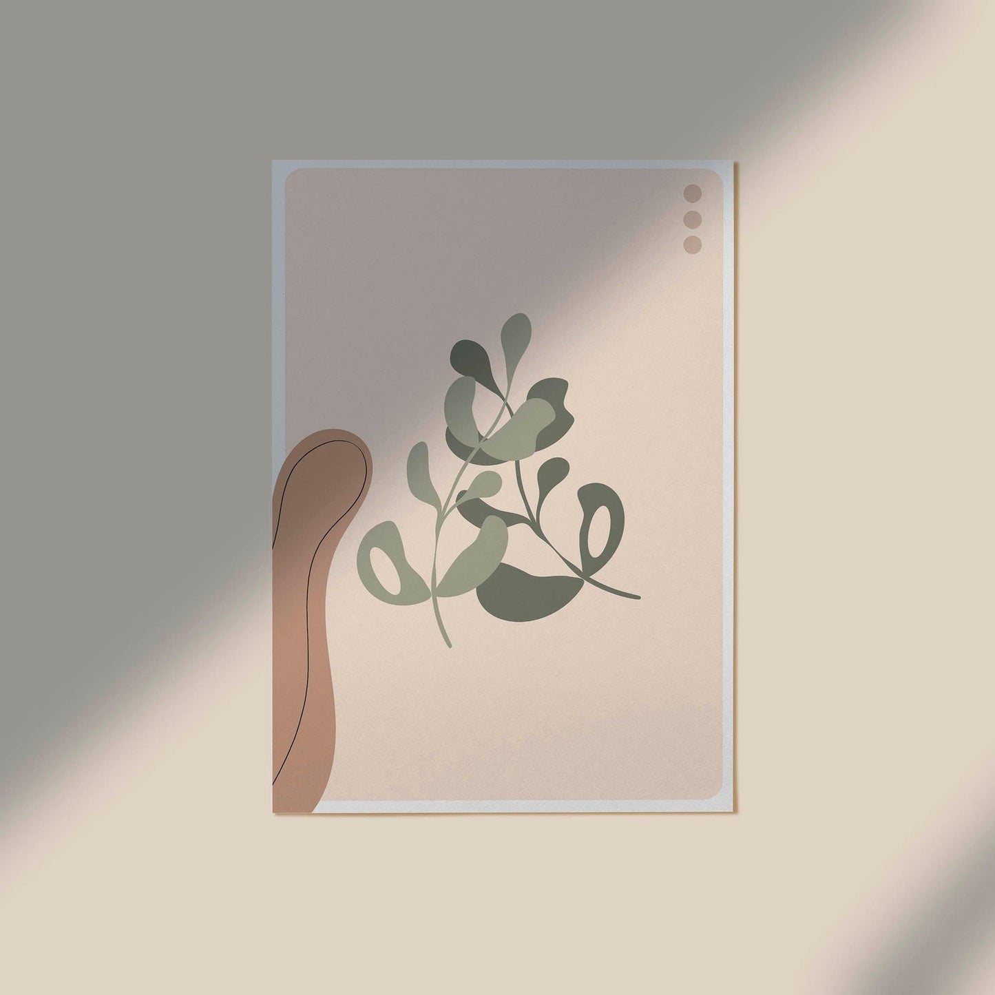 Beige Bohemian Wall Art Print - SweetPixelCreations