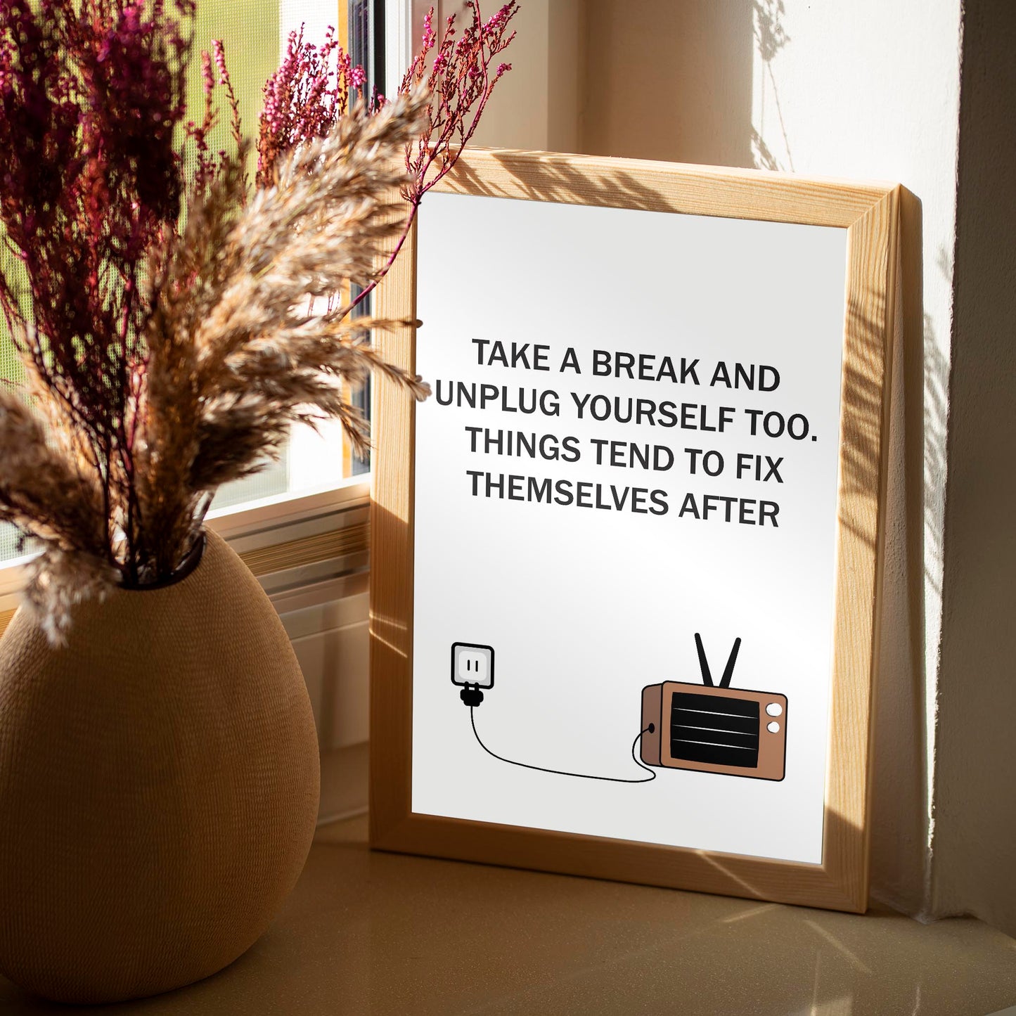 Take a Break Inspirational Quote - SweetPixelCreations