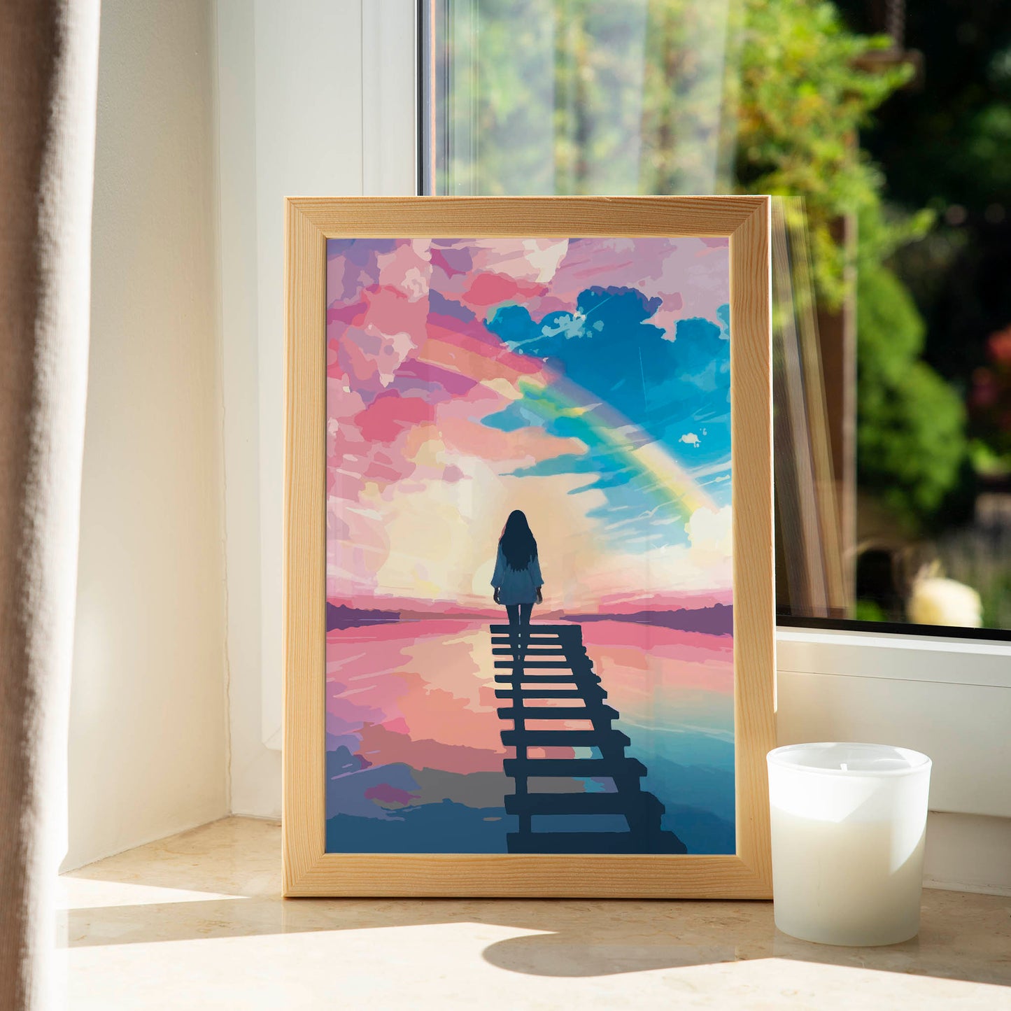 Steps into the Sky Art Print - SweetPixelCreations