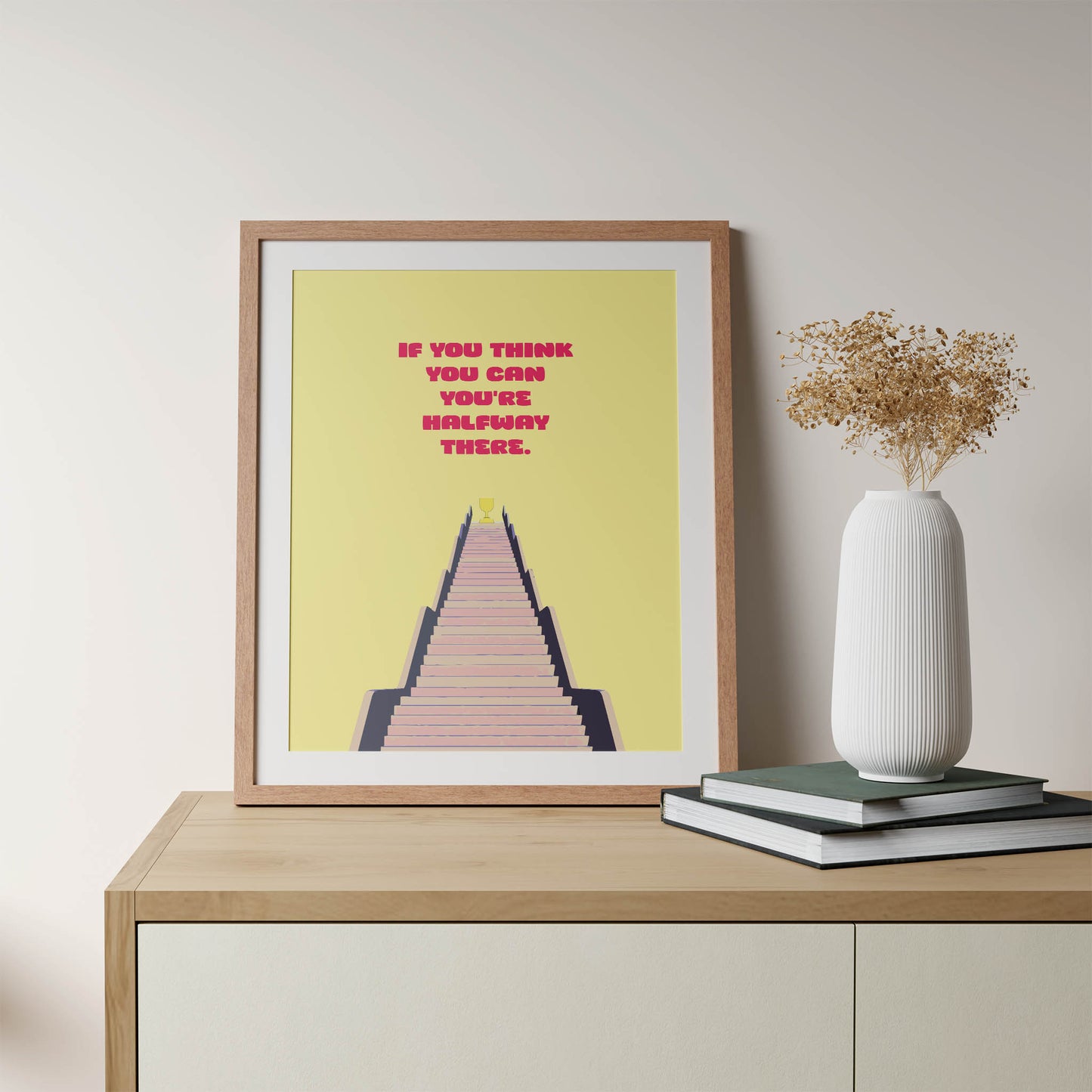 If You Think You Can, You Are Halfway There - Inspirational Quote - SweetPixelCreations