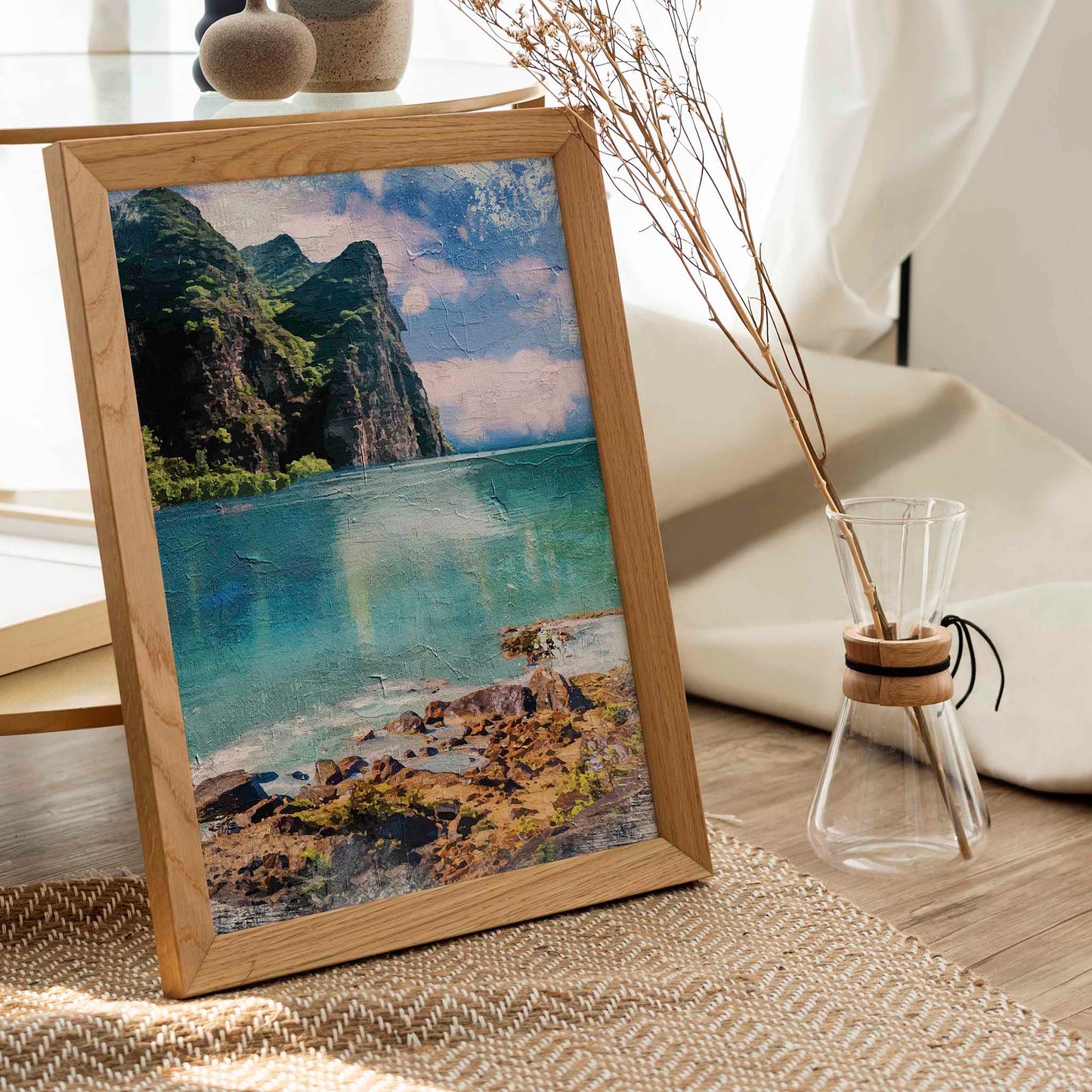 Coastal Wall Painting - SweetPixelCreations
