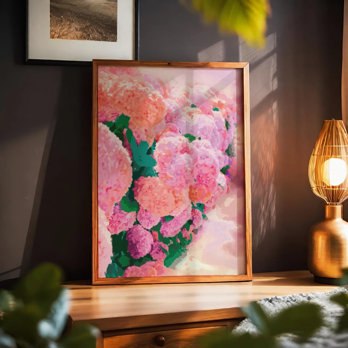Colorful Pink Flower Art Print