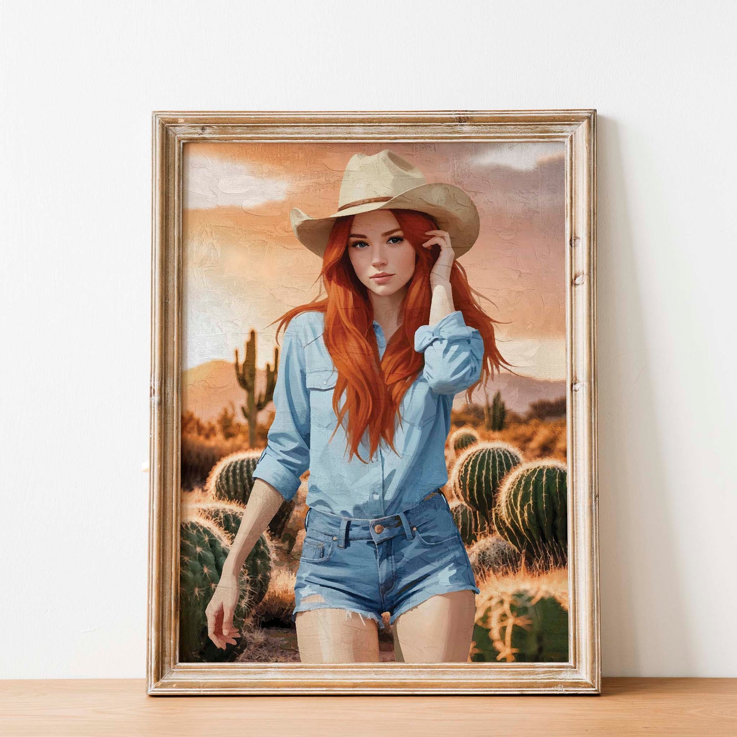 Western Cowgirl Print - SweetPixelCreations