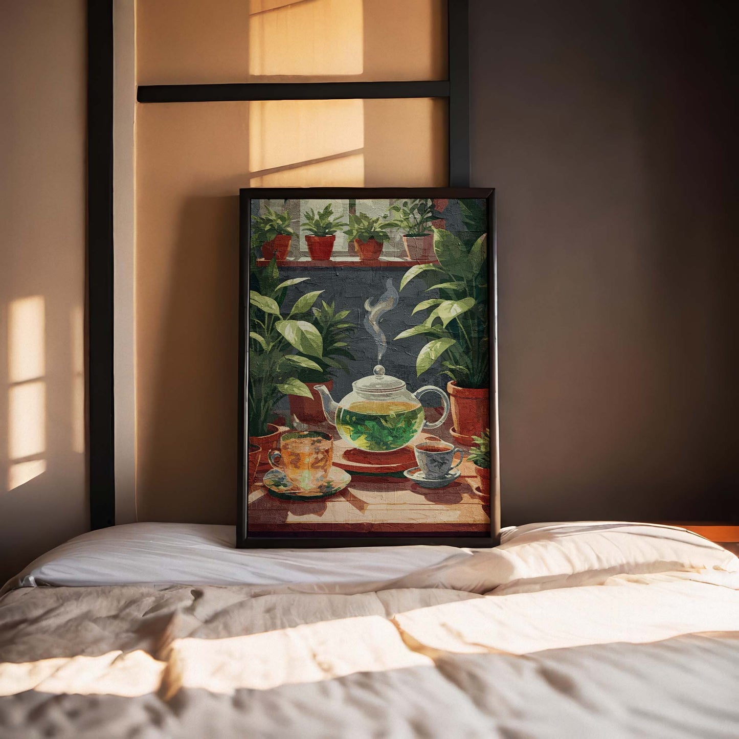 Original Herbal Teatime Art Print - SweetPixelCreations