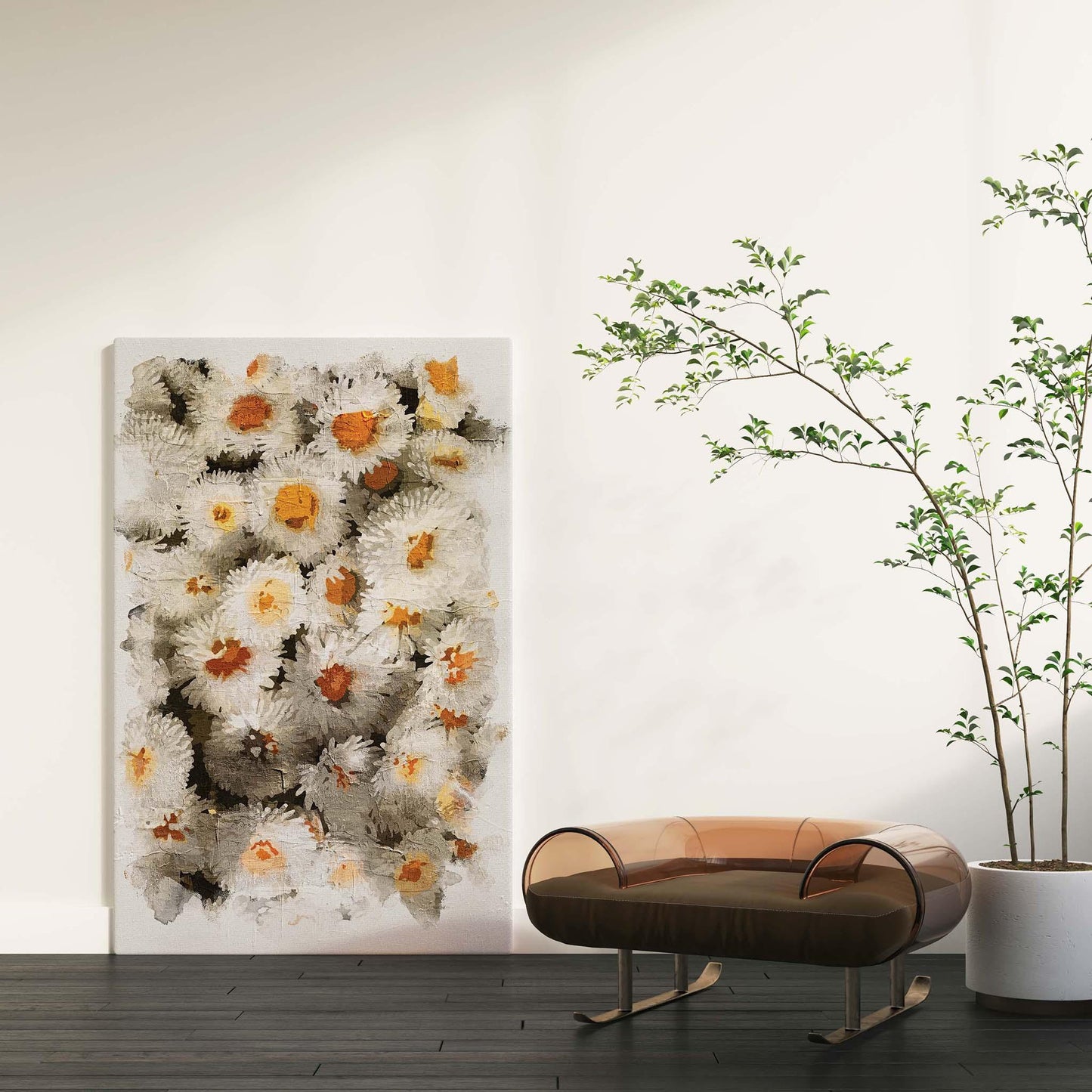 Flower Market Print Oil Painting - SweetPixelCreations