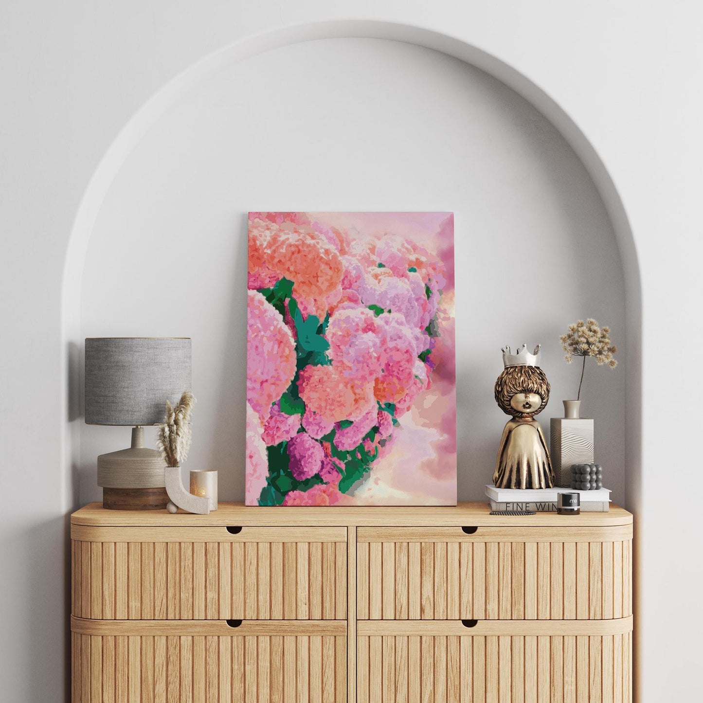 Colorful Pink Flower Art Print - SweetPixelCreations