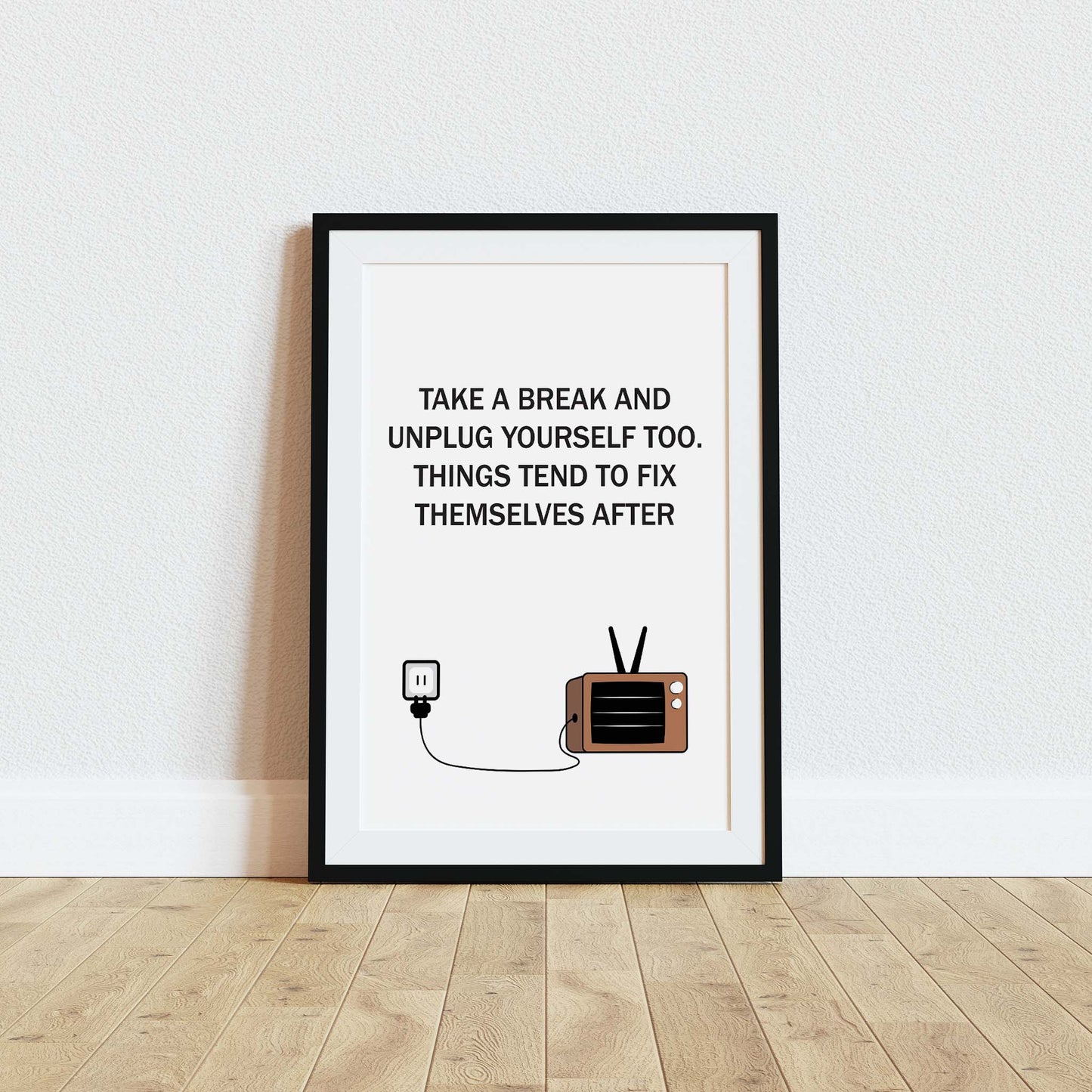 Take a Break Inspirational Quote - SweetPixelCreations