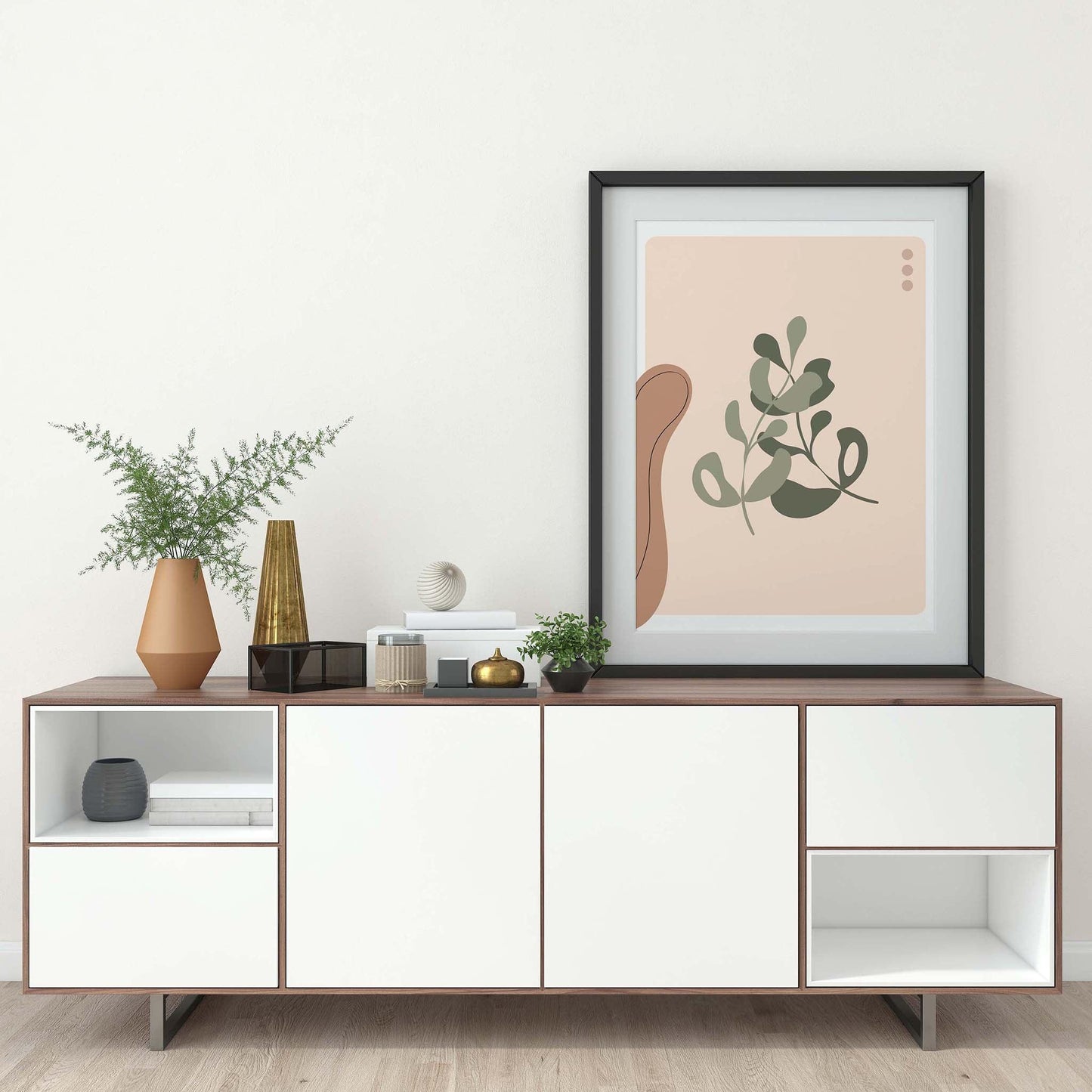 Beige Bohemian Wall Art Print - SweetPixelCreations