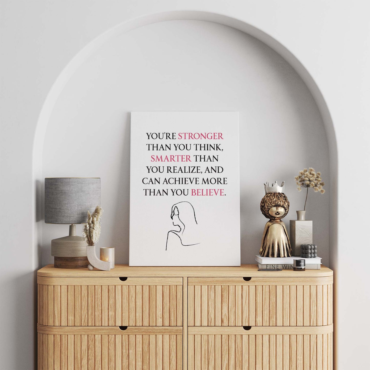 You Are Stronger Than You Think Inspirational Quote - SweetPixelCreations