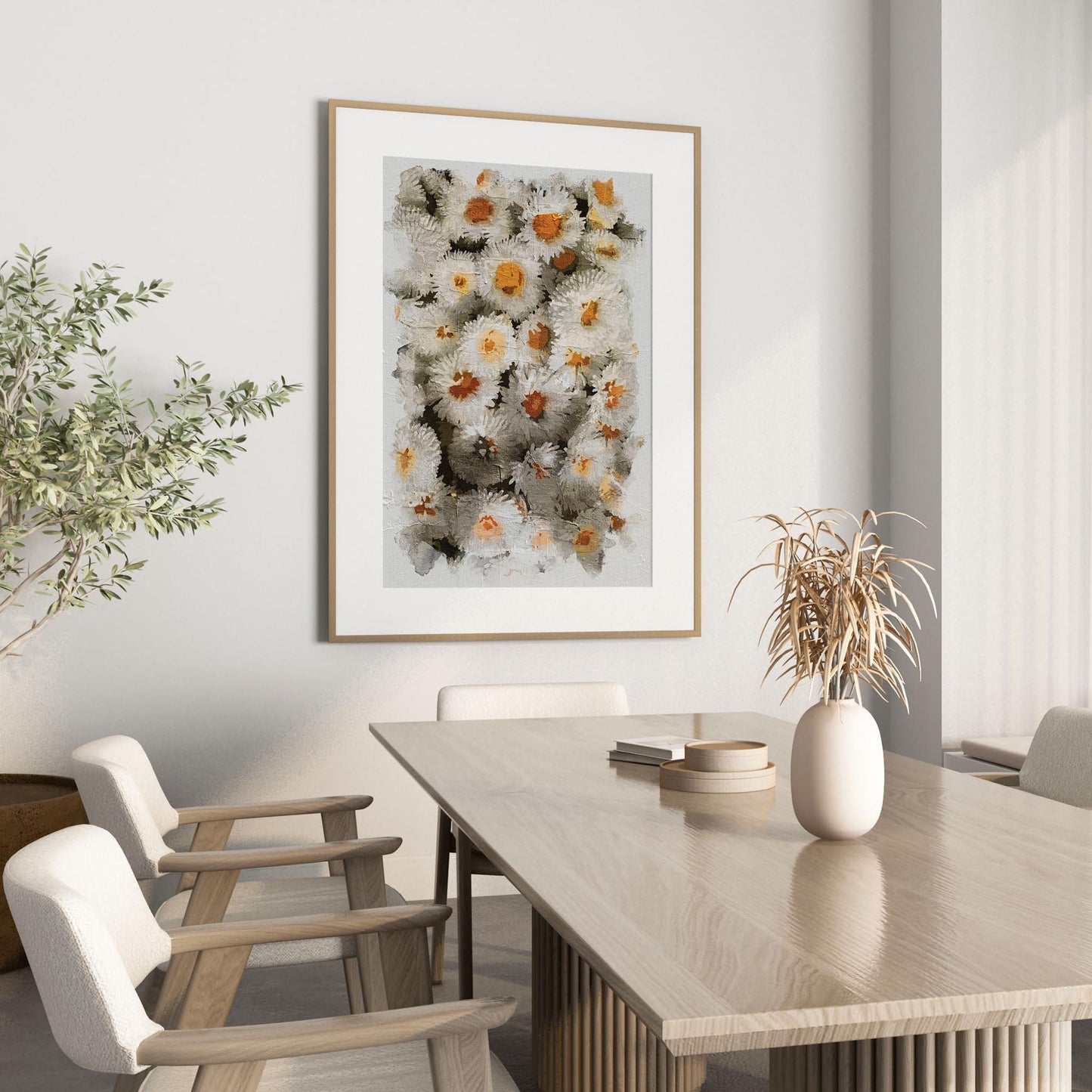 Flower Market Print Oil Painting - SweetPixelCreations