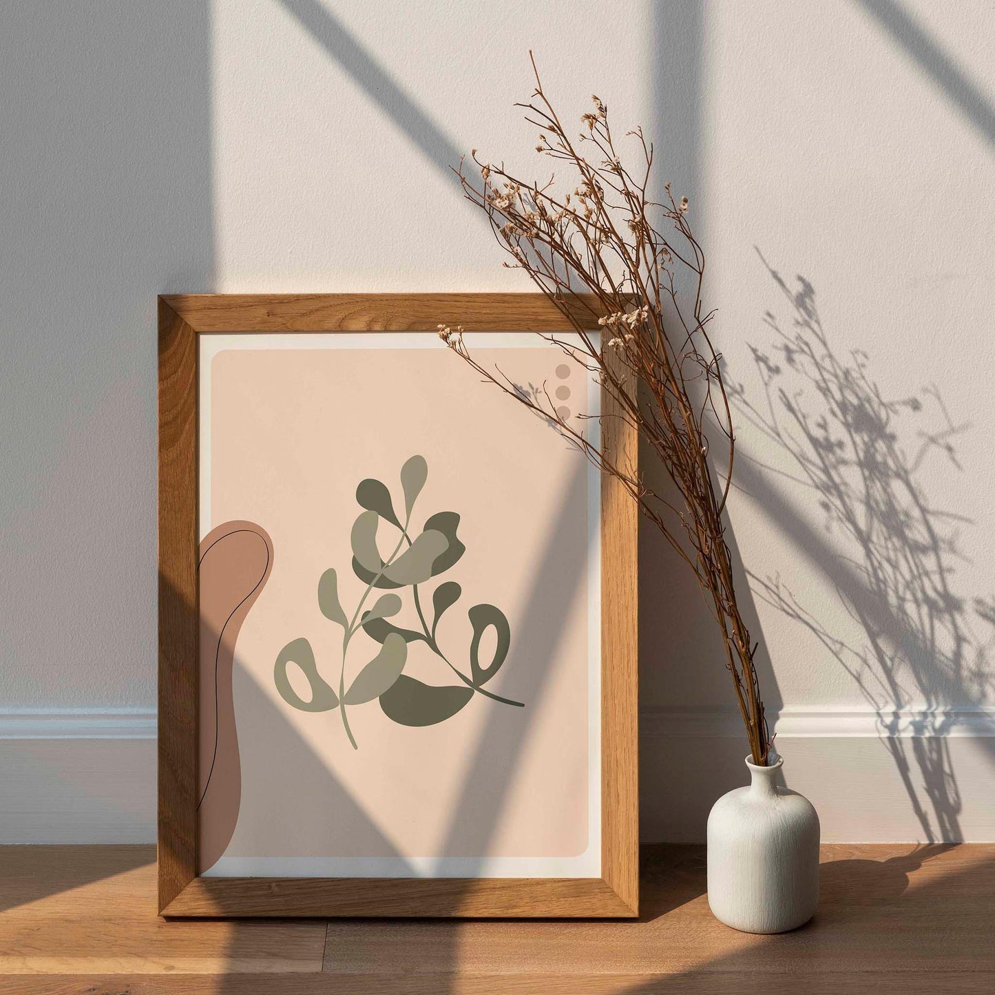 Beige Bohemian Wall Art Print - SweetPixelCreations