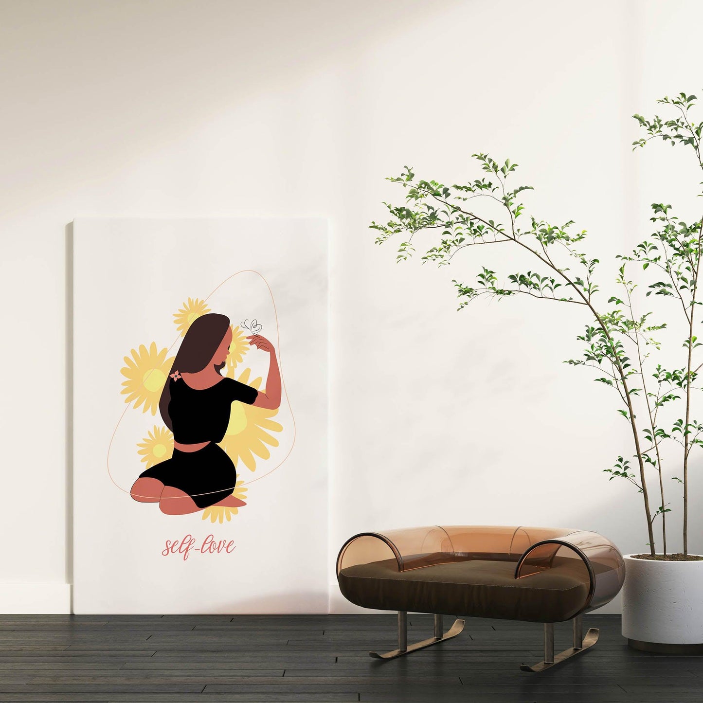 Self-Love Illustration - SweetPixelCreations