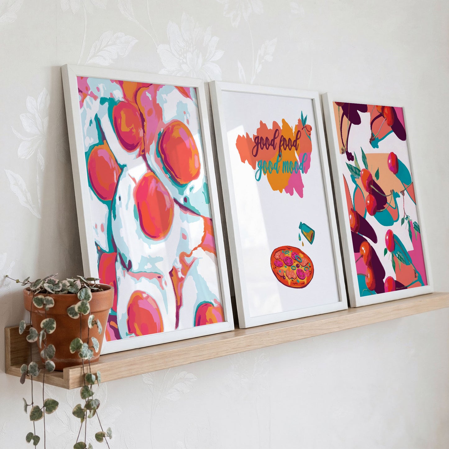 The Happy Kitchen - Set of 3 Prints
