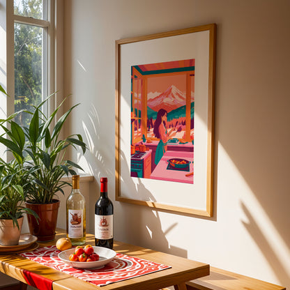 Mountain View Print