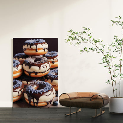 Blueberry Donuts Wall Art - SweetPixelCreations
