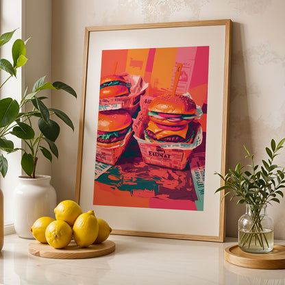 Gourmet Burger Print