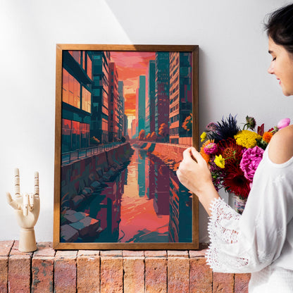 Skyline Reflections Print