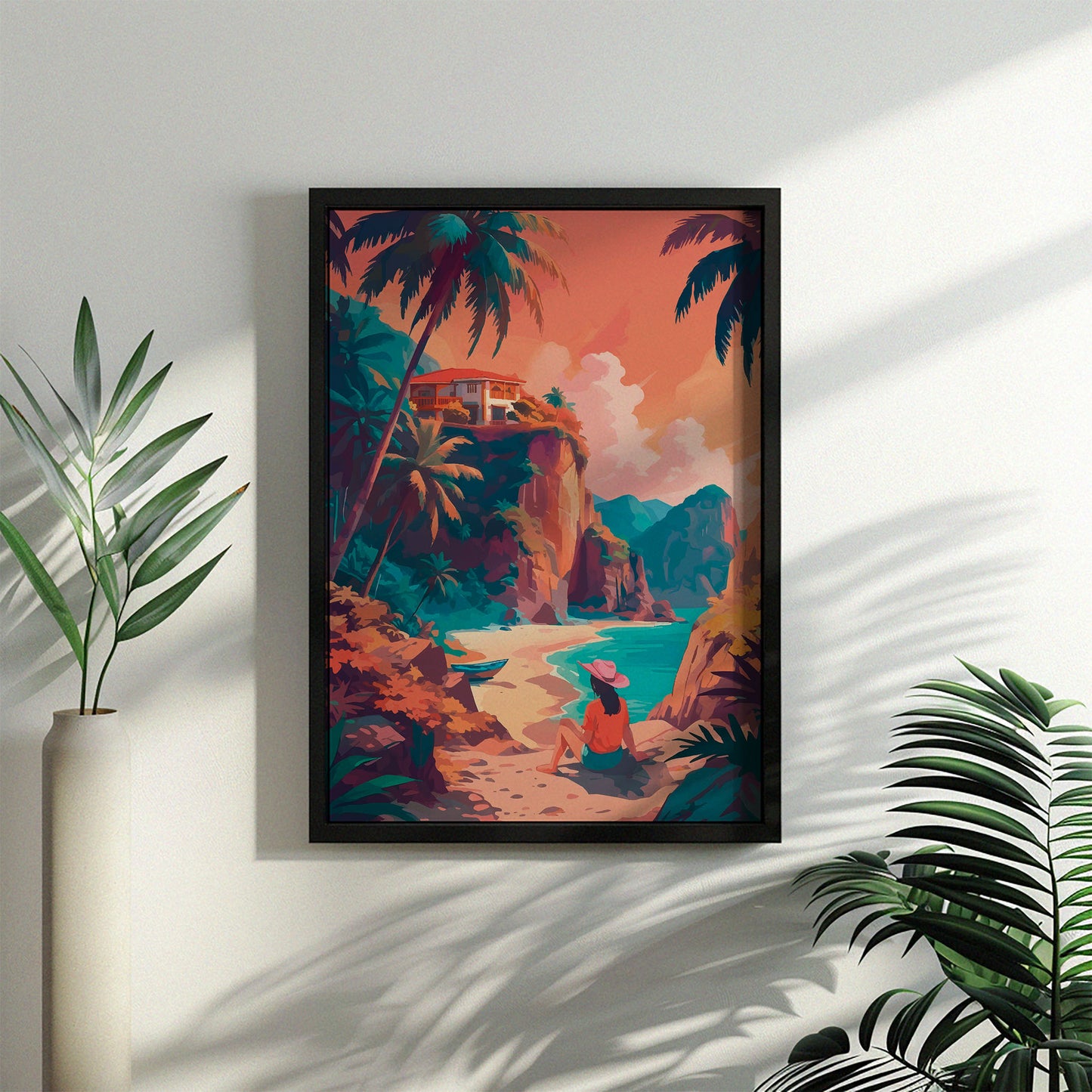Tropical Island Print