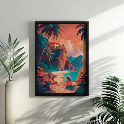Tropical Island Print