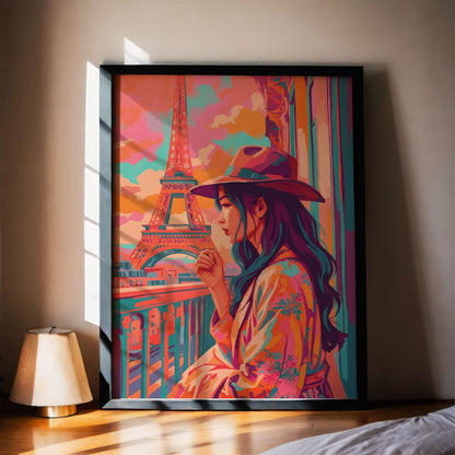 Paris Balcony View Print