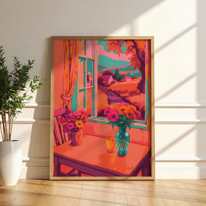 Sunny Window View Print