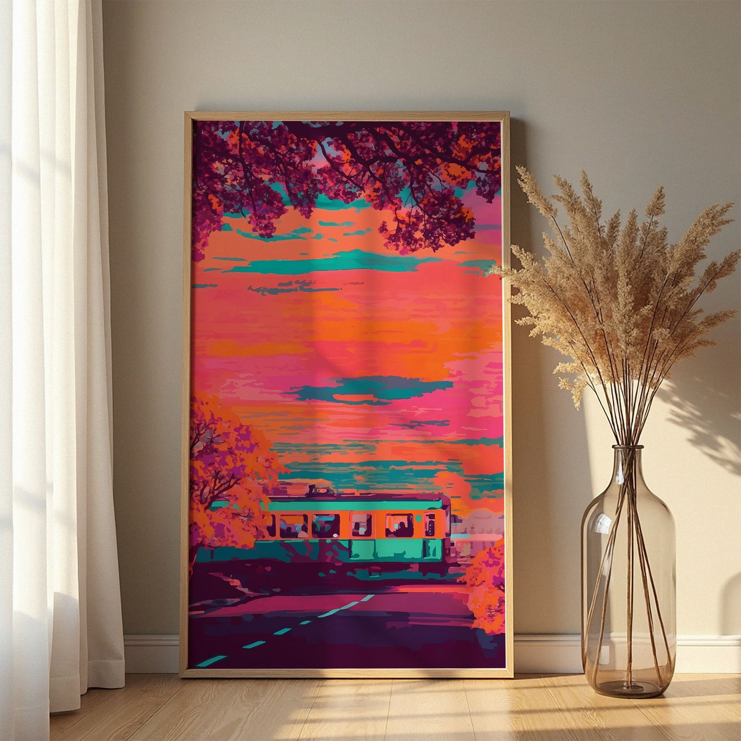 Landscape Train Print