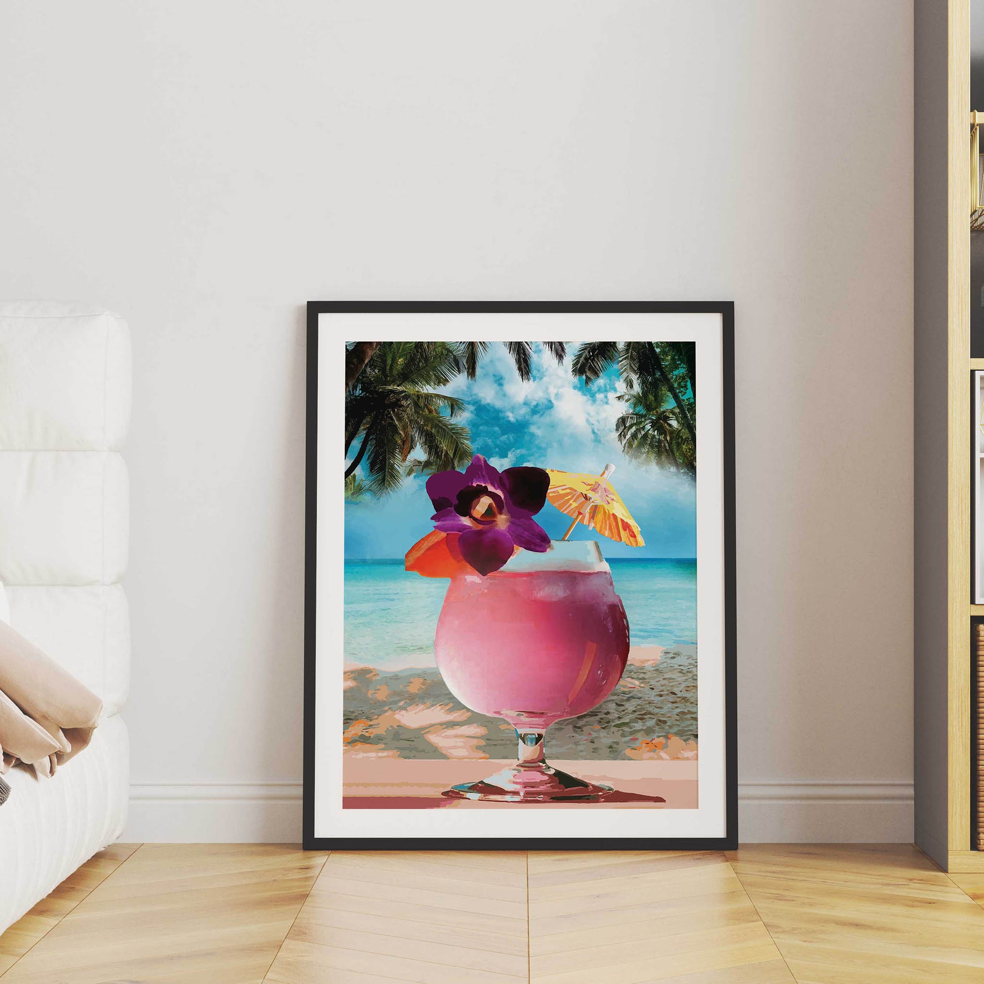 Tropical Cocktail Poster - SweetPixelCreations