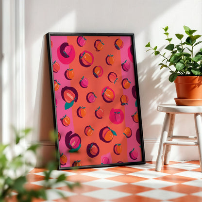 Pink Peaches Print