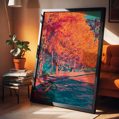 Autumn Street Print