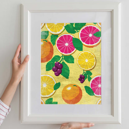 Citrus Symphony Oil Painting - SweetPixelCreations