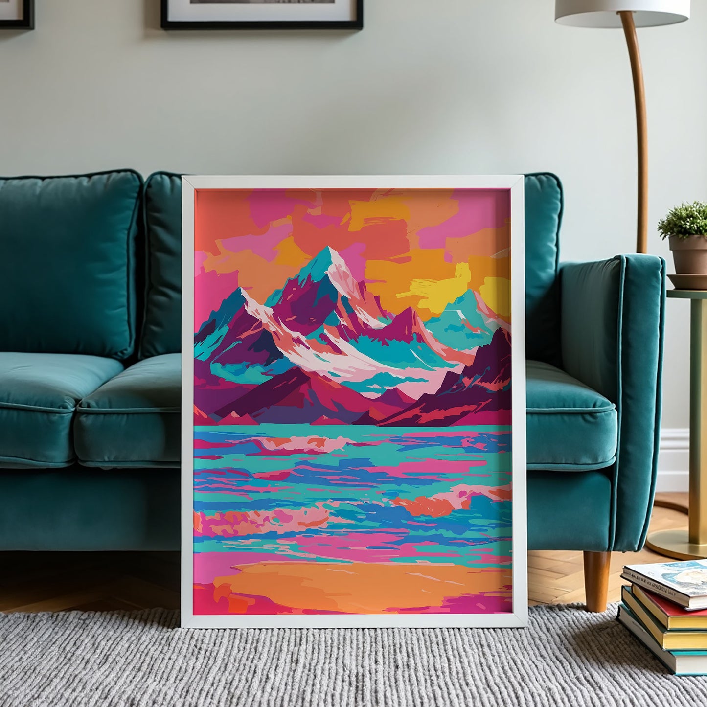 Mountain Beach Print