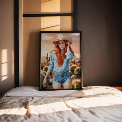 Western Cowgirl Print - SweetPixelCreations