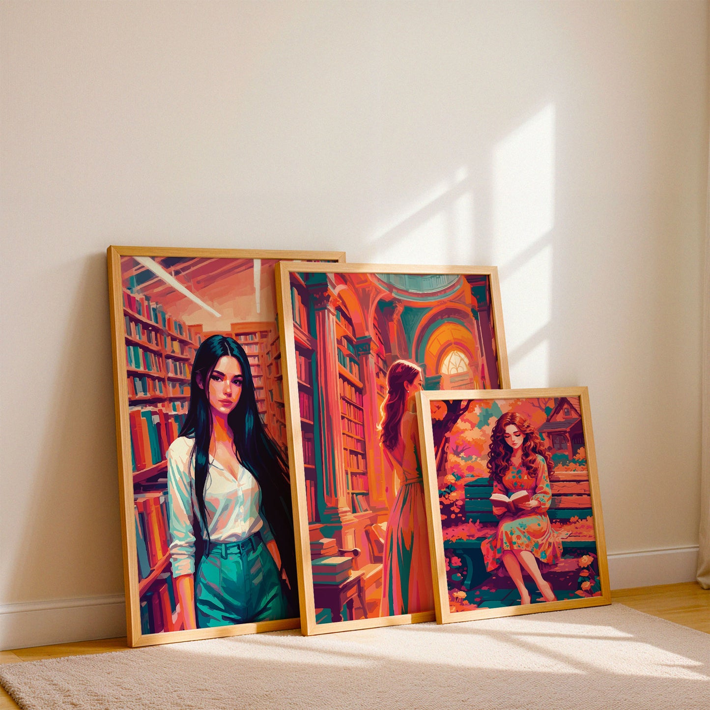 The Book Girl Bundle - Set of 3 Prints