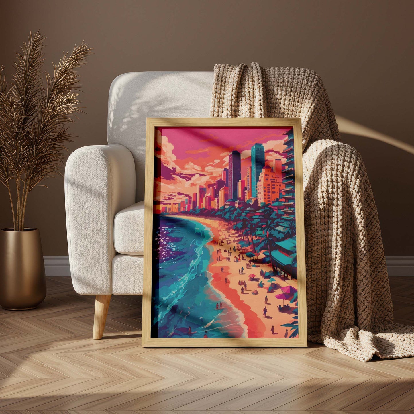 Coastal Cityscape Print