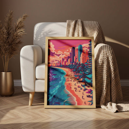 Coastal Cityscape Print