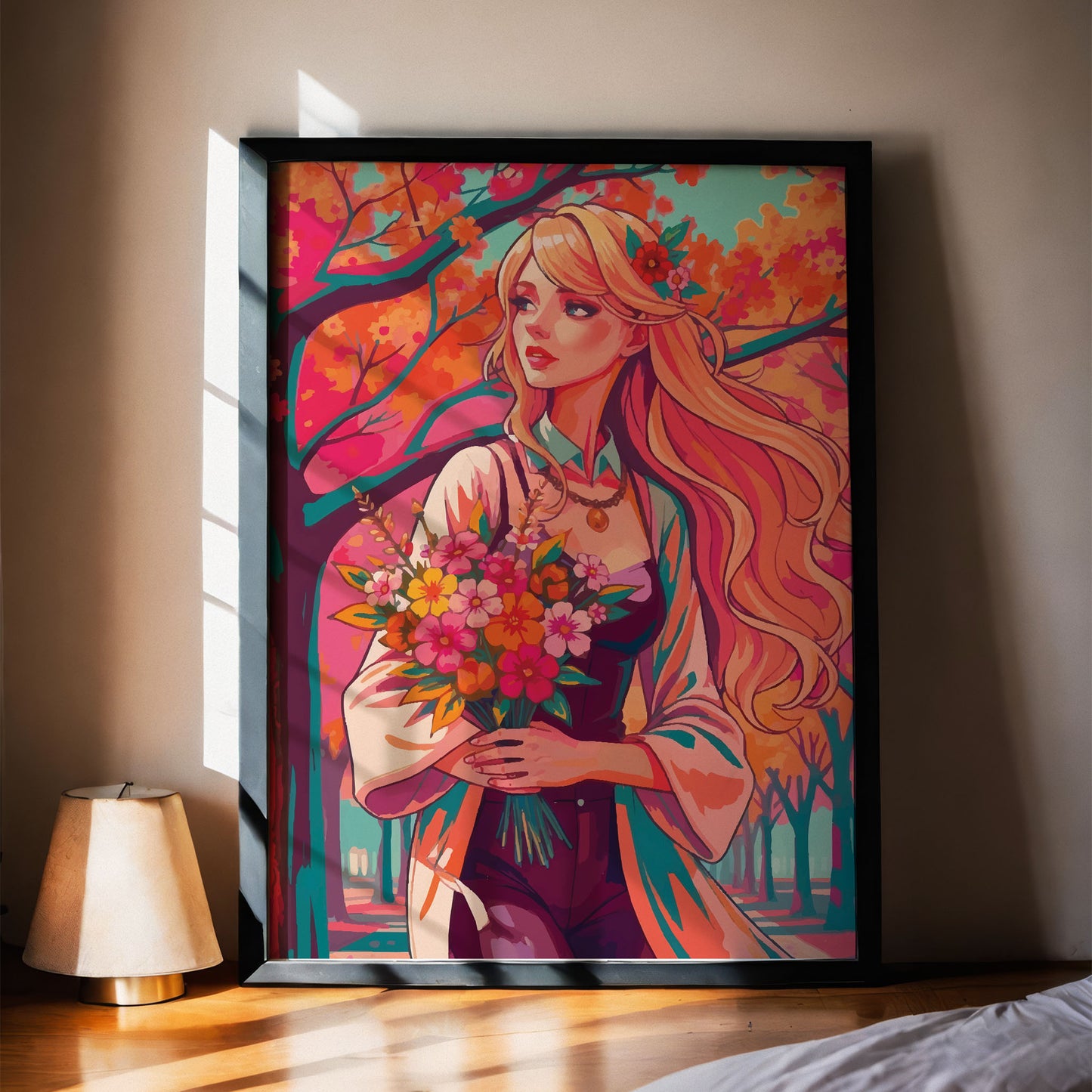 Floral Elegance in Bloom Print