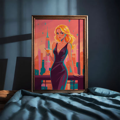 City Lights Elegance Print