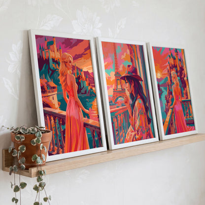 Faraway and Glowing - Set of 3 Prints