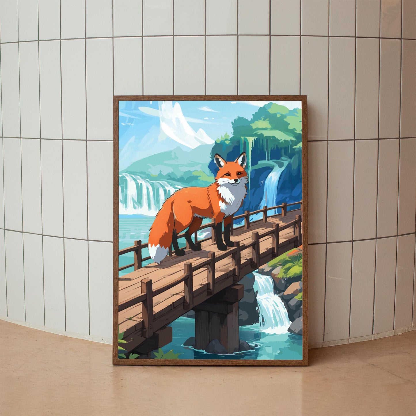 Fox's Pathway Art Print - SweetPixelCreations