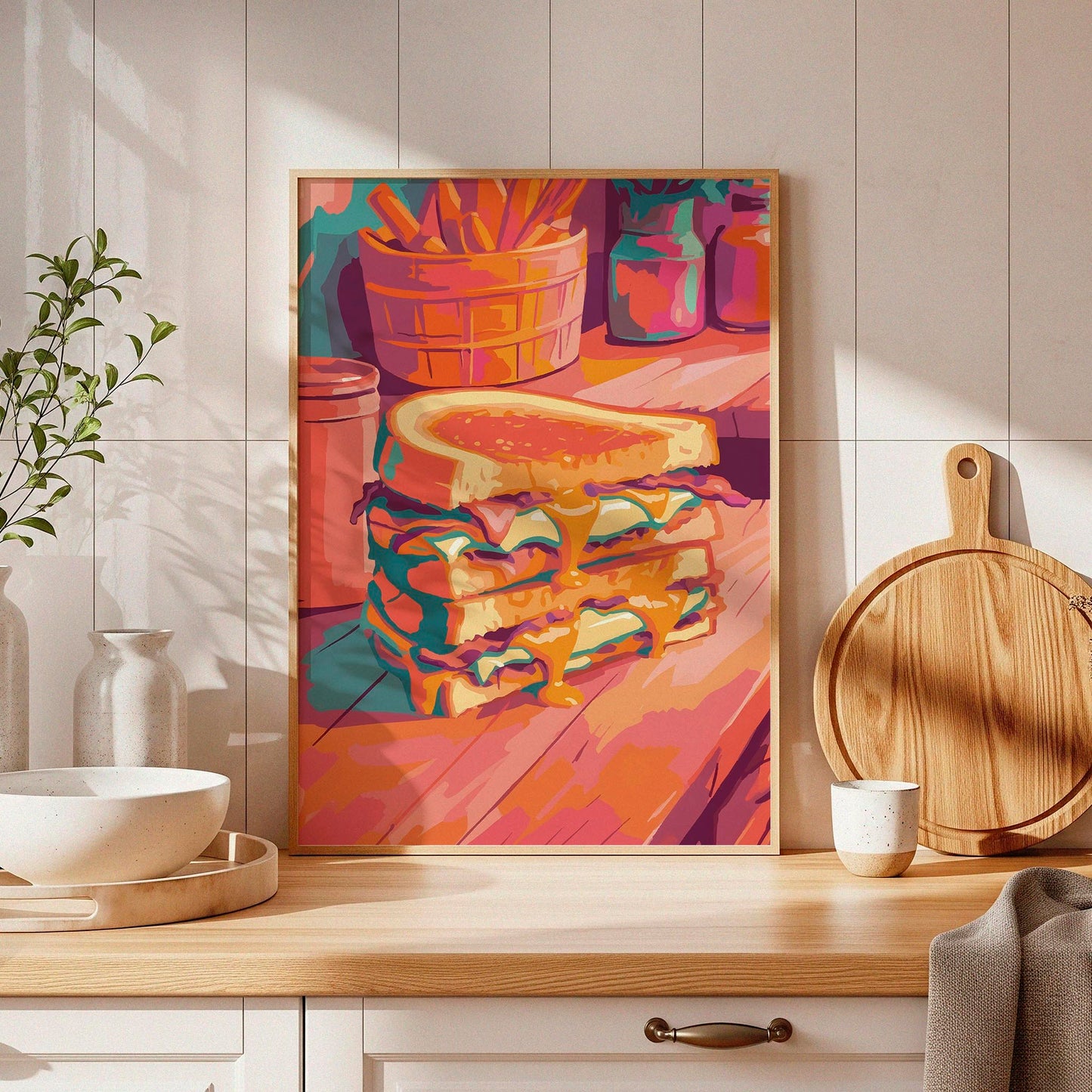 Bacon-Grilled Cheese Sandwich Print