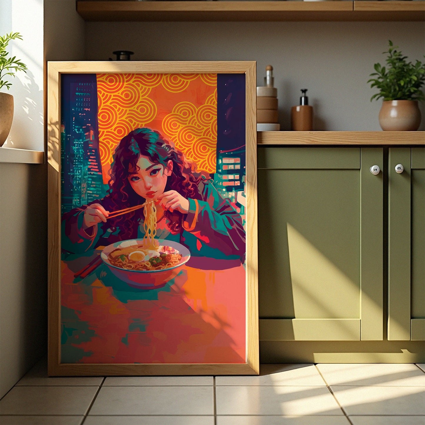 Midnight Ramen Vibes Print