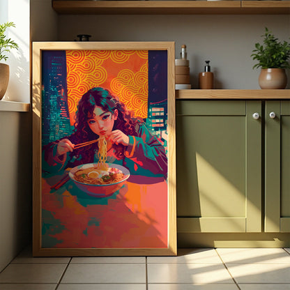 Midnight Ramen Vibes Print
