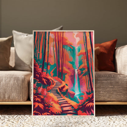 The Path to The Mystical Forest Print