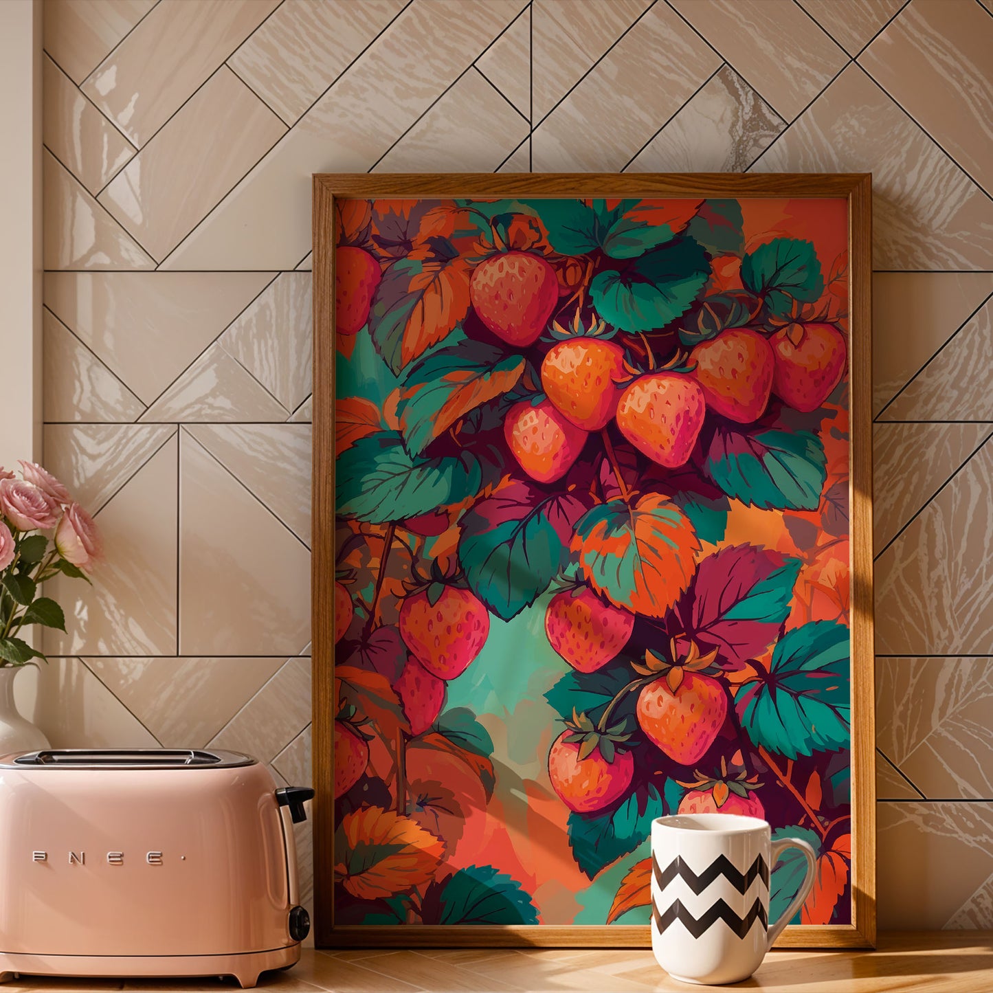 Sweet Strawberries Print