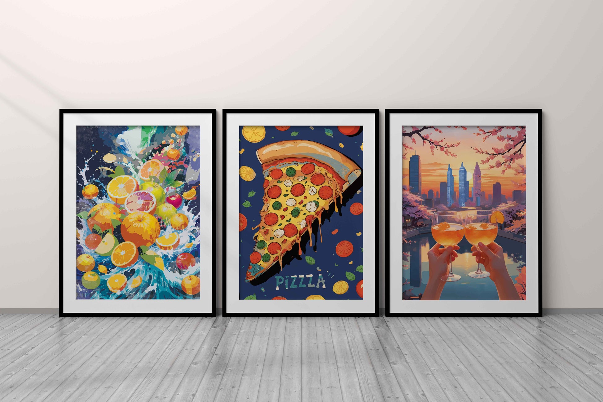 Food & Cityscape Art Print Bundle - SweetPixelCreations