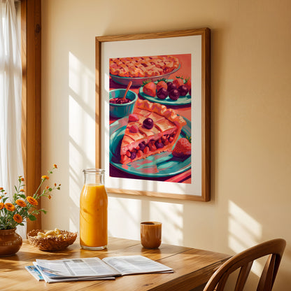 Strawberry Cherry Pie Print