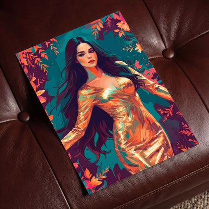 Golden Glow Print