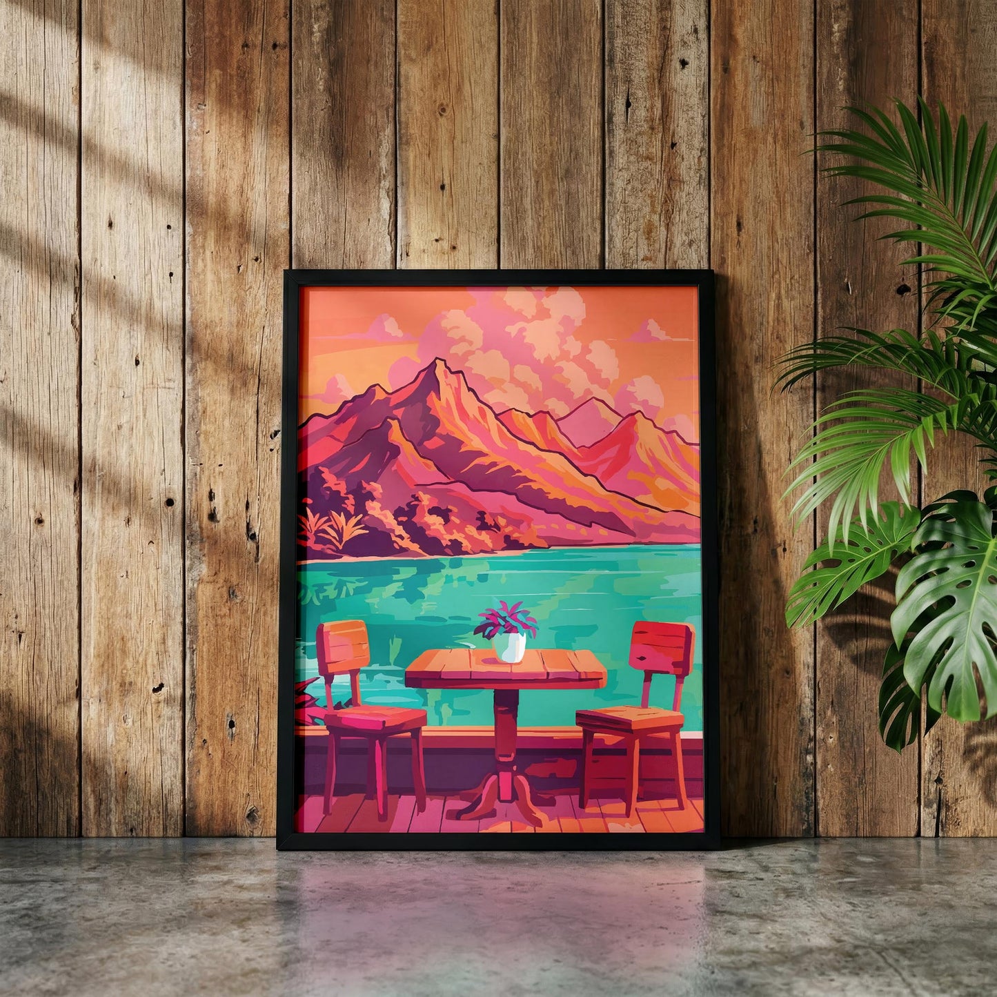 Morning at the Lake Print