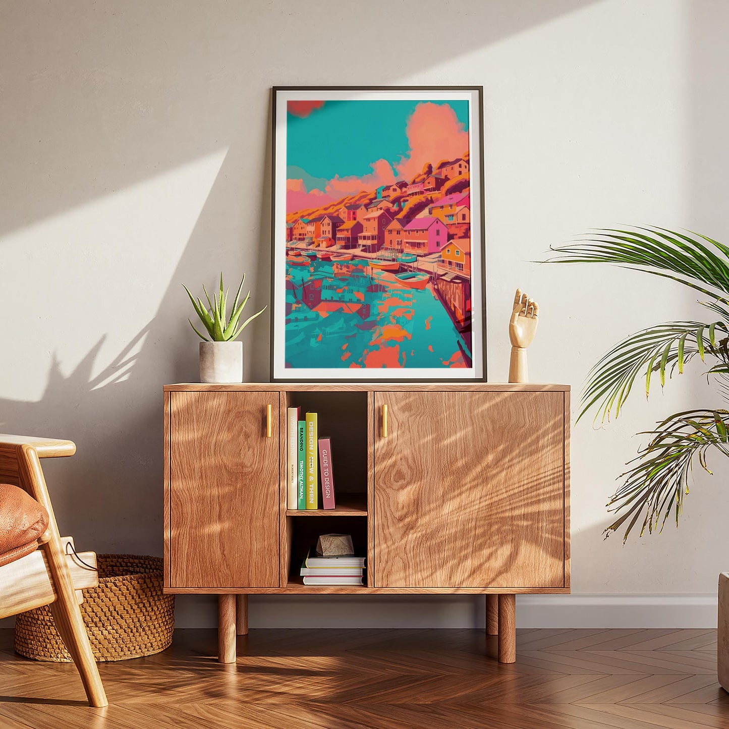 Coastal Town Print