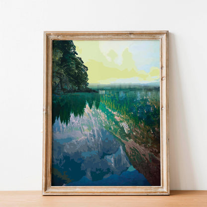 Reflective Nature - Wall Art Print - SweetPixelCreations